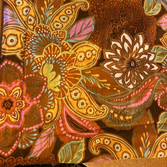 Vintage Thompson of California retro seventies floral print, 44" wide, 2 yards - Picture 2 of 6